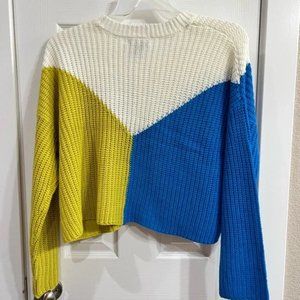Sincerely Jules Cropped Colorblock Sweater